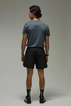 boohooMAN Short De Course À Rythme Modéré 2 En 1 Double Ceinture 5 Pouces<Femme Tout Afficher|Shorts