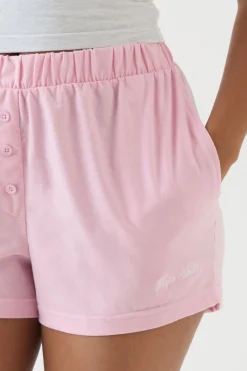 DSGN Studio Short De Détente Henley À Boutons Supersoft<Femme Dsgn Studio|Pyjamas