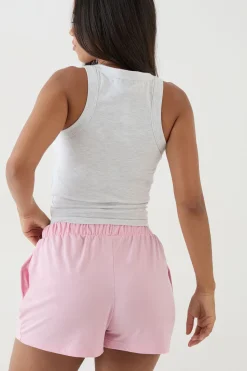 DSGN Studio Short De Détente Henley À Boutons Supersoft<Femme Dsgn Studio|Pyjamas