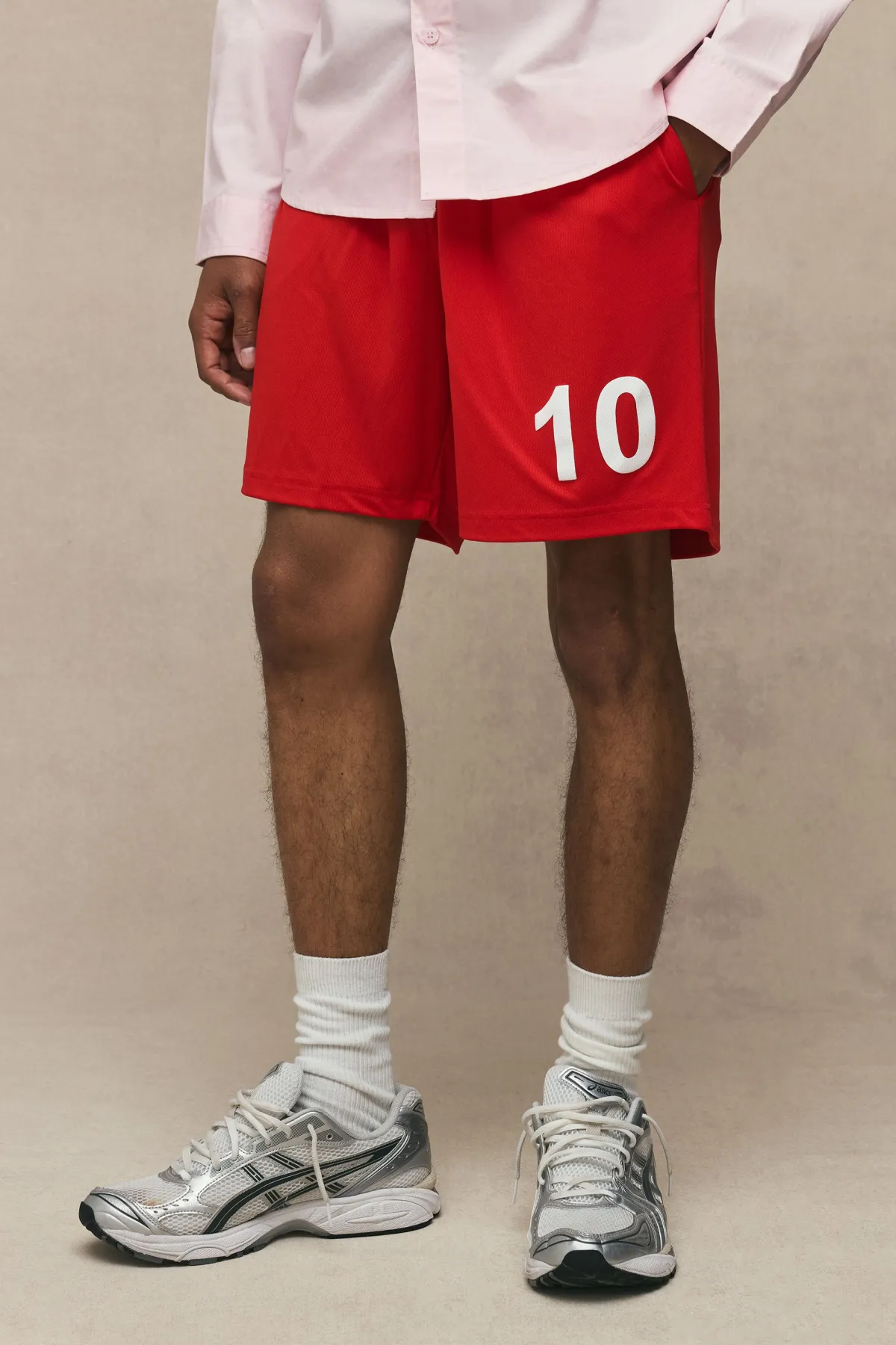 boohooMAN Short De Football Coupe Baggy Longueur Courte<Homme Shorts