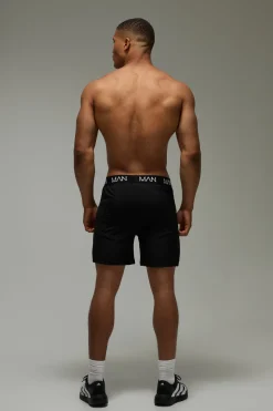 Short de gym pour homme, stretch actif, tissé, coupe régulière, entrejambe de 7 pouces