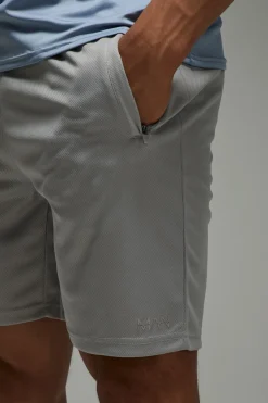 Short de gym stretch actif pour homme à poches zippées, 7 pouces