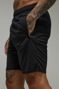 boohooMAN Short de gym Tall Man Active stretch à 7 pouces avec poches à fermeture éclair<Homme Tout Afficher|Shorts