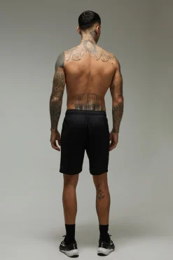 boohooMAN Short de gym Tall Man Active stretch à 7 pouces avec poches à fermeture éclair<Homme Tout Afficher|Shorts