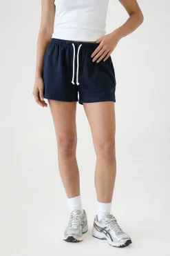 Short De Jogging Coupe Ample Avec Cordon De Serrage Contrasté