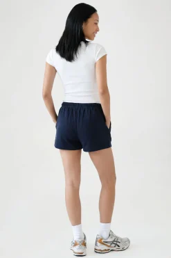 Short De Jogging Coupe Ample Avec Cordon De Serrage Contrasté