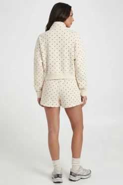 Short De Jogging Taille Haute À Pois
