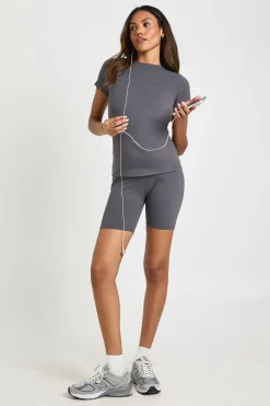 Short De Maternité Super Doux Sculptant Avec Soutien Ventre