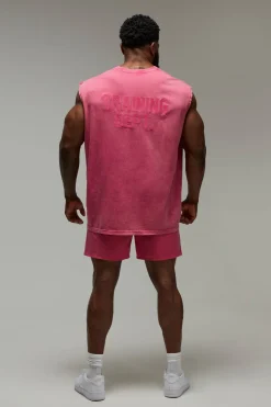 Short de performance lavé 5 pouces pour homme Active Training Dept