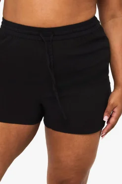 Short De Plage Grande Taille En Coton Gaufré