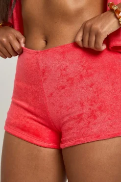 Short De Plage Mini En Tissu Éponge