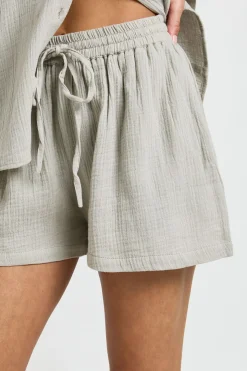 Short De Plage À Taille Élastiquée