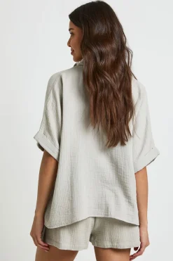 Short De Plage À Taille Élastiquée