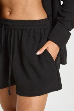boohoo Short De Plage À Taille Élastiquée<Femme Tenues De Plage