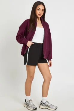Short De Sport À Bandes Contrastées