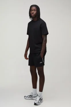Short De Sport À Cordon Contrasté
