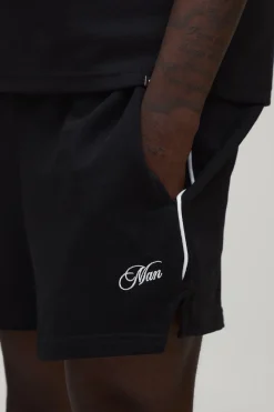Short De Sport À Cordon Contrasté