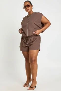 Short De Sport En Nylon Grande Taille