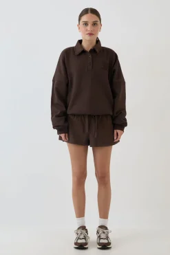 Short De Survêtement Coupe Ample Avec Appliqué En Tissu Assorti Dsgn Studio