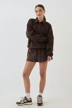 Short De Survêtement Coupe Ample Avec Appliqué En Tissu Assorti Dsgn Studio
