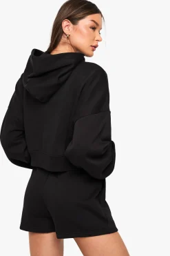 Short de survêtement taille haute avec cordon de serrage interne