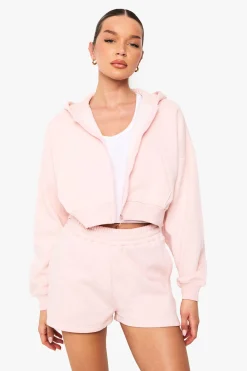 Short de survêtement taille haute avec cordon de serrage interne
