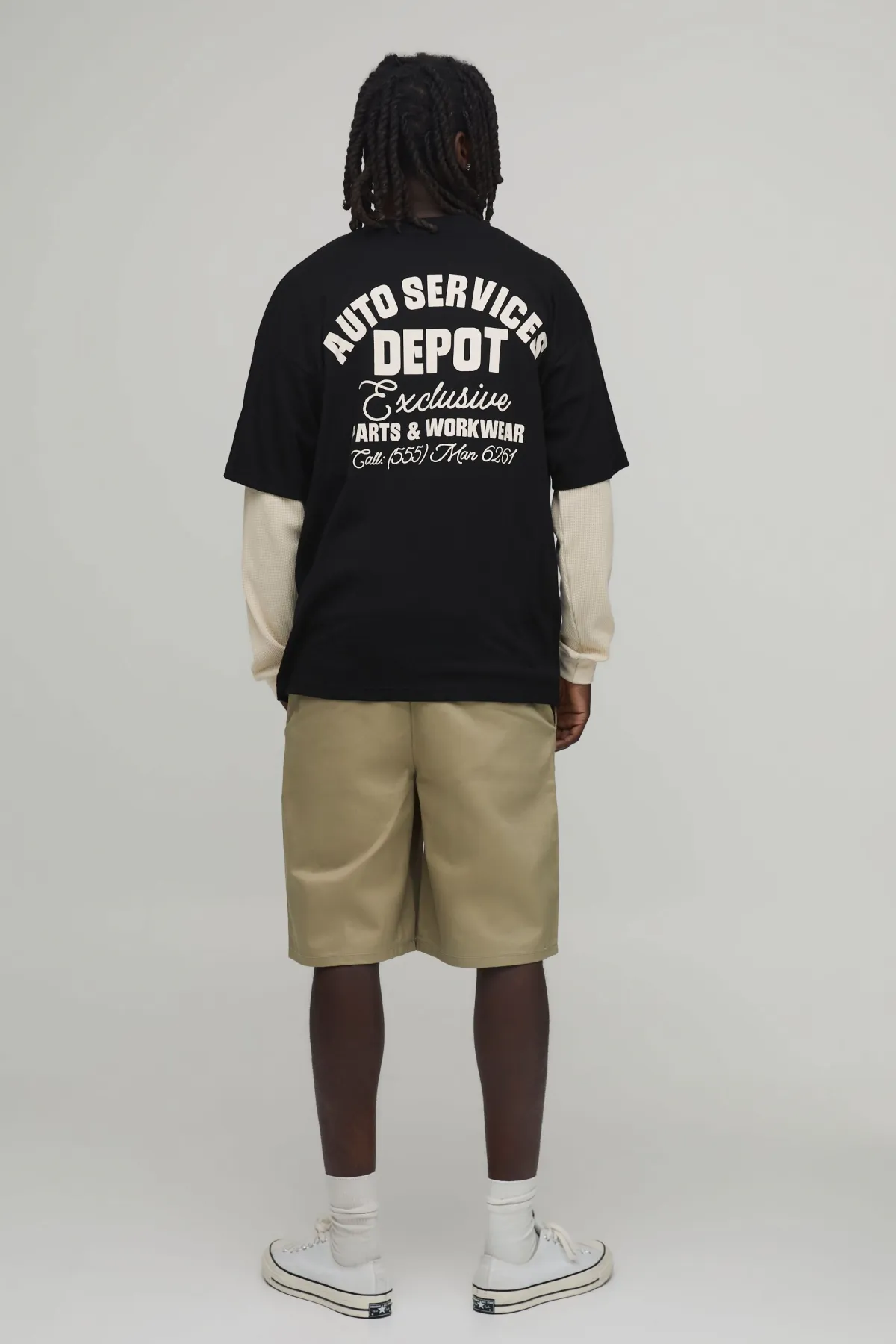 boohooMAN Short de Travail 365 Coupe Décontractée à Plis Devant<Homme Jorts|Denim