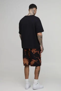 boohooMAN Short Délavé Coupe Regular Tall<Homme Shorts|Tout Afficher