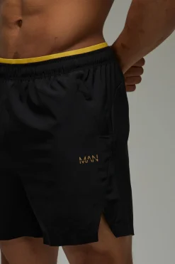 Short Doré Perforé 5 Pouces Man Active