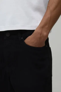 boohooMAN Short En Denim Coupe Ajustée Basique<Homme Denim|Tout Afficher