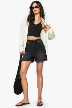Short en denim pour maman grande