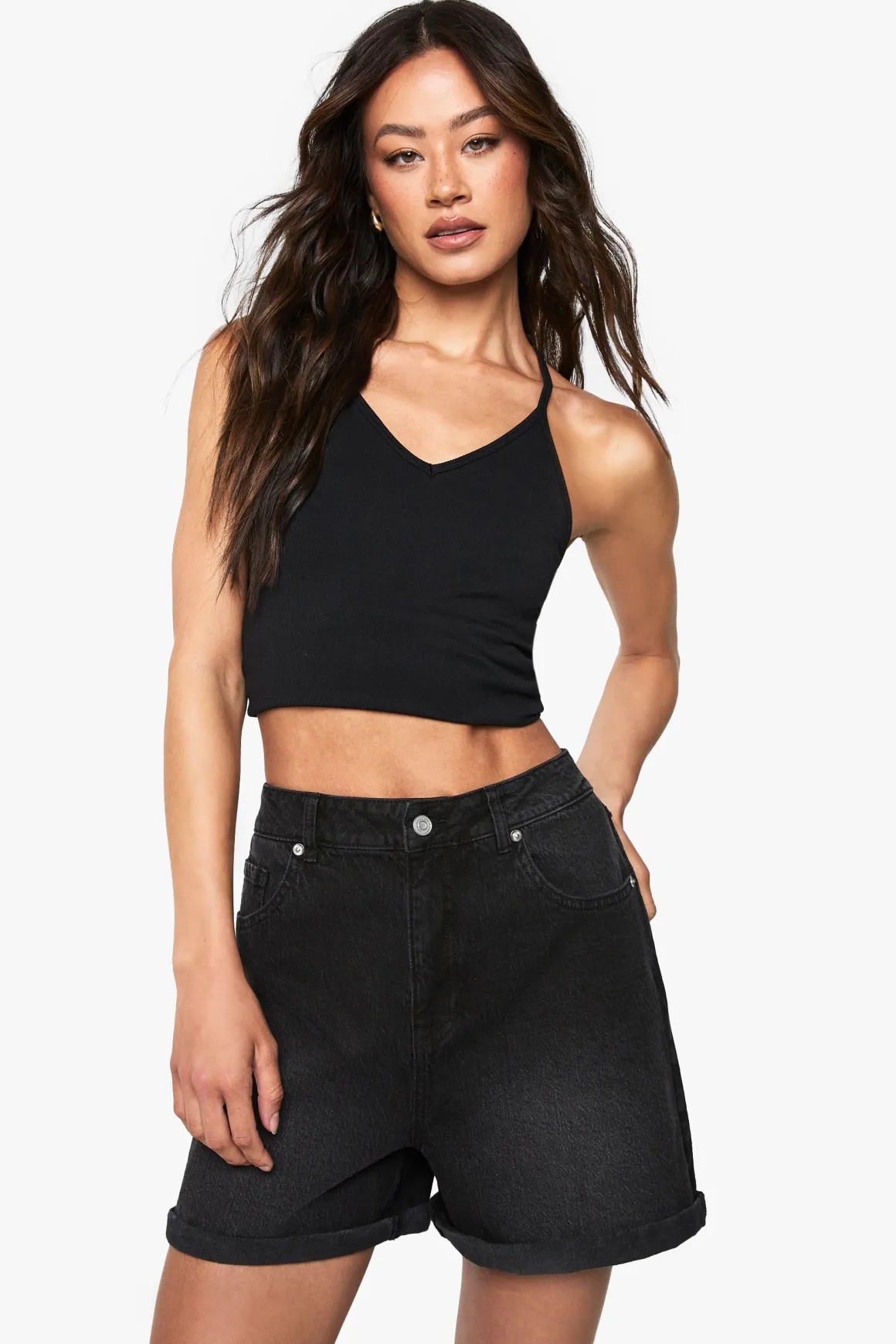 Short en denim pour maman grande