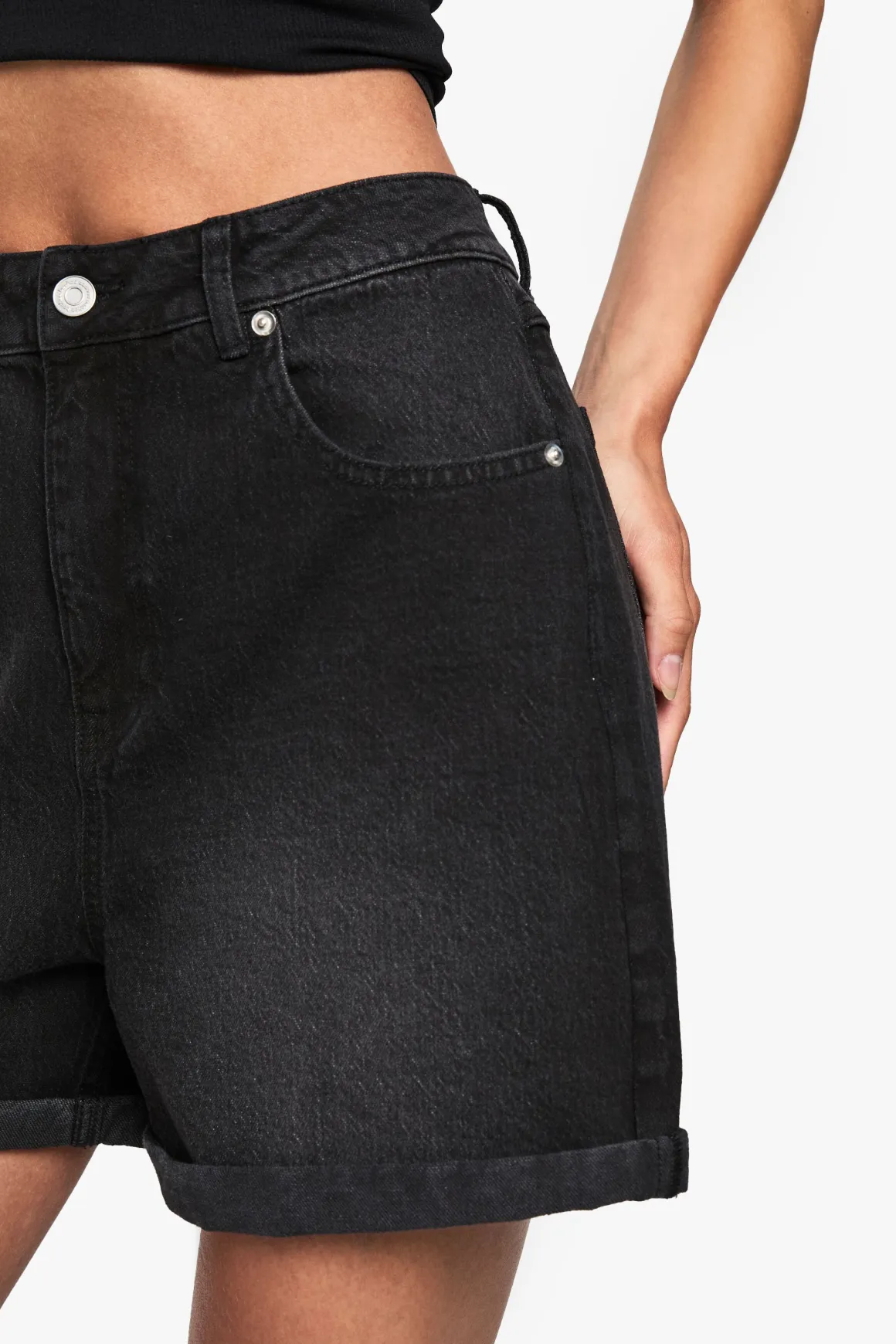 Short en denim pour maman grande