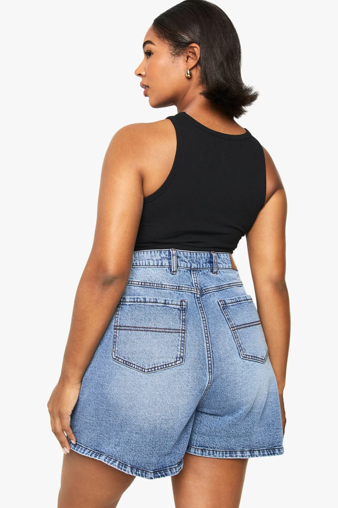 Short en denim pour maman Plus