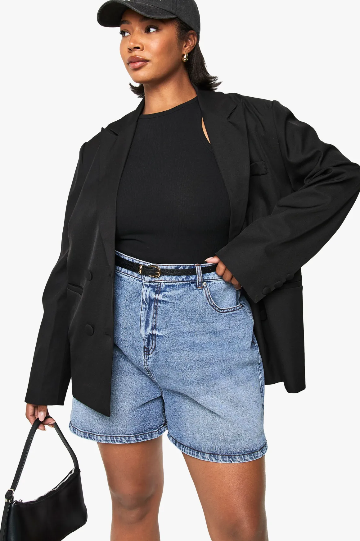 Short en denim pour maman Plus