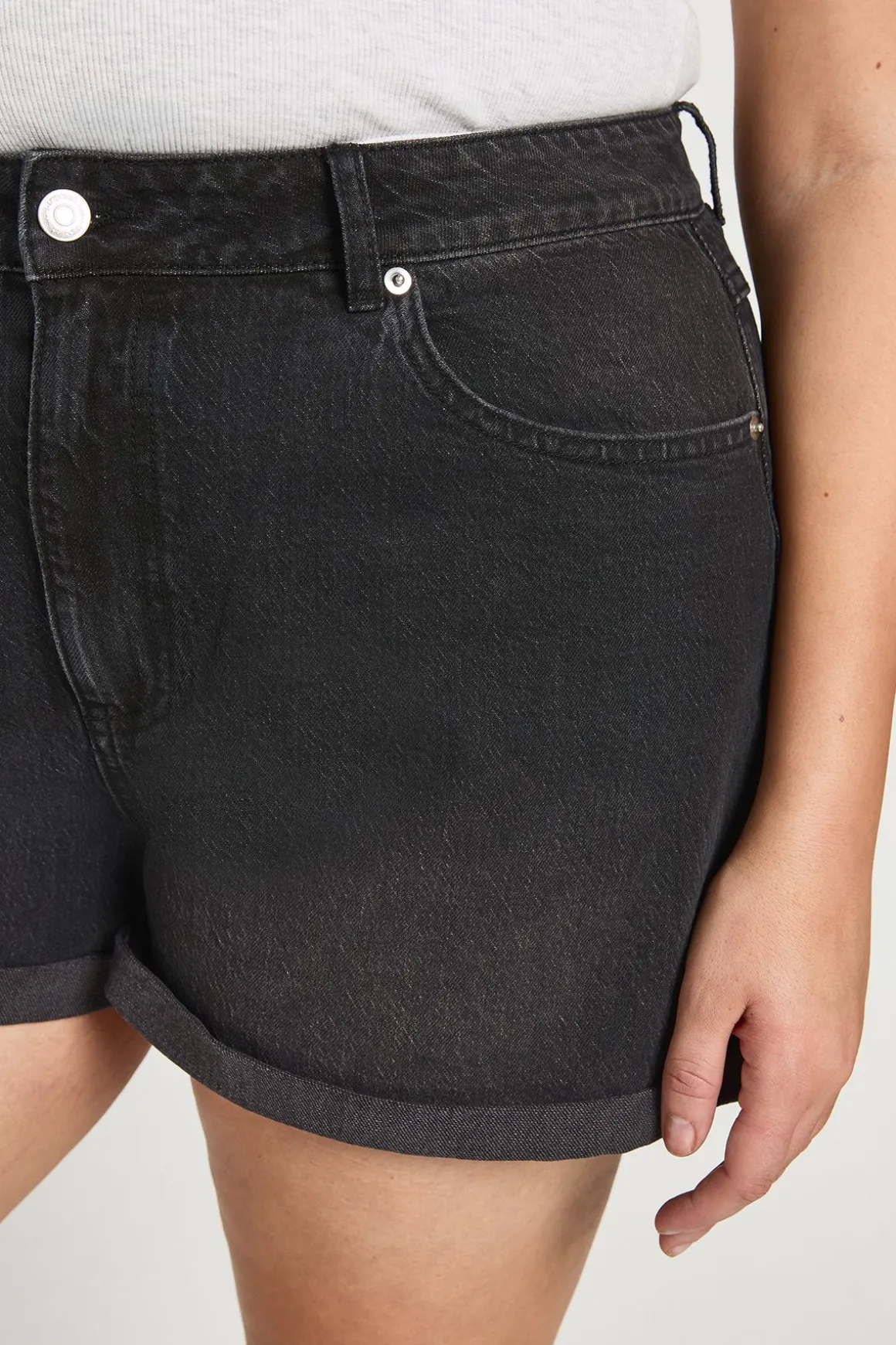 Short en denim pour maman Plus