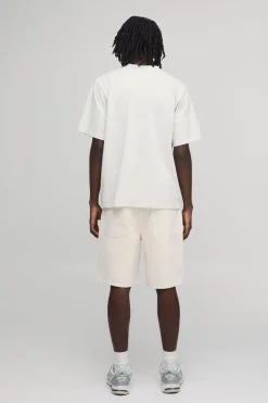 boohooMAN Short En Denim Rigide Coupe Décontractée<Homme Denim|Tout Afficher