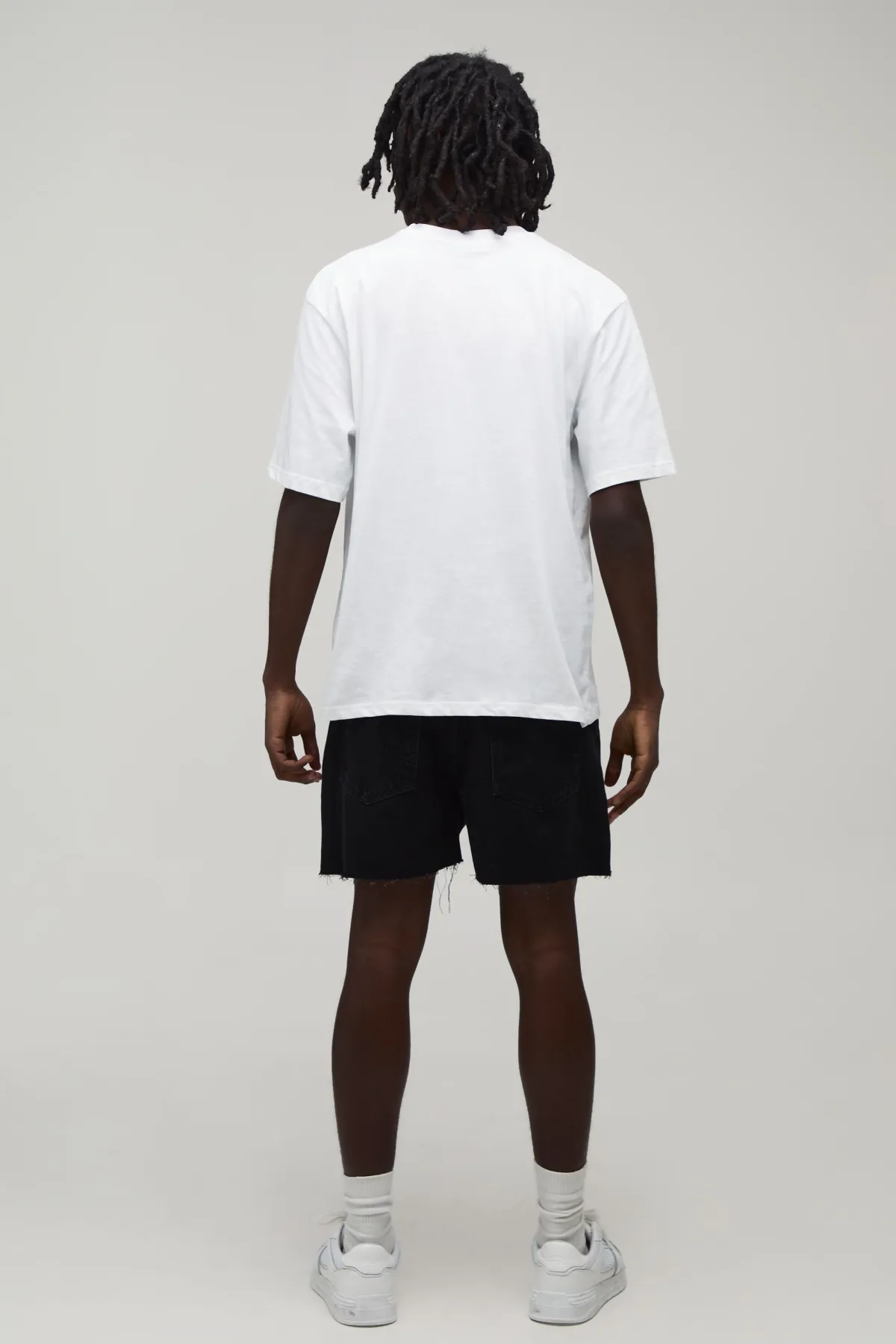 boohooMAN Short En Denim Rigide Longueur Courte<Homme Denim|Tout Afficher