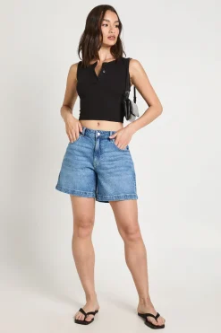 Short En Jean Boyfriend Petite