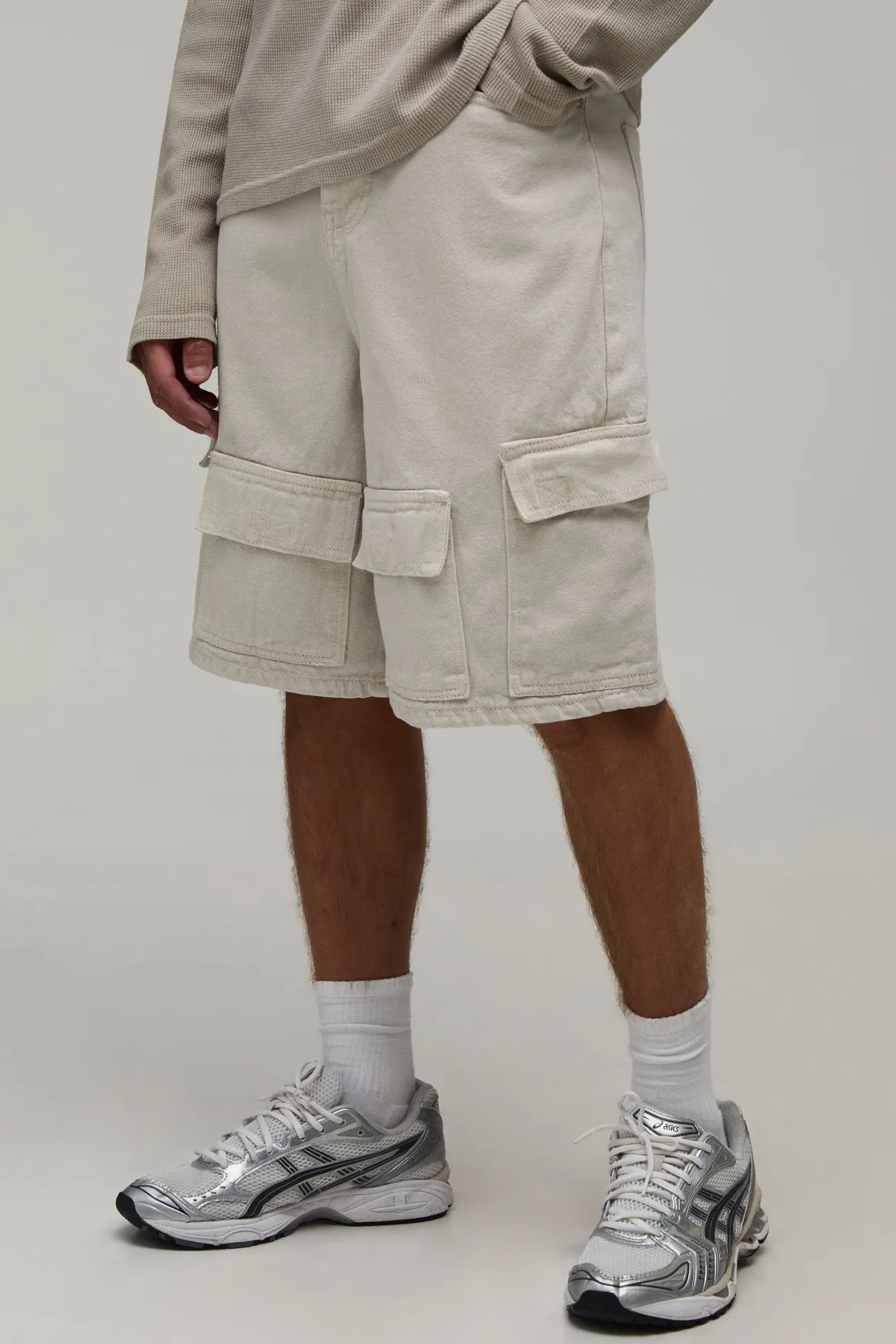 Short En Jean Cargo Style Parachute