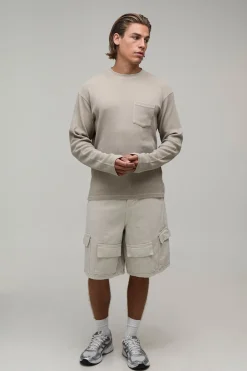 Short En Jean Cargo Style Parachute