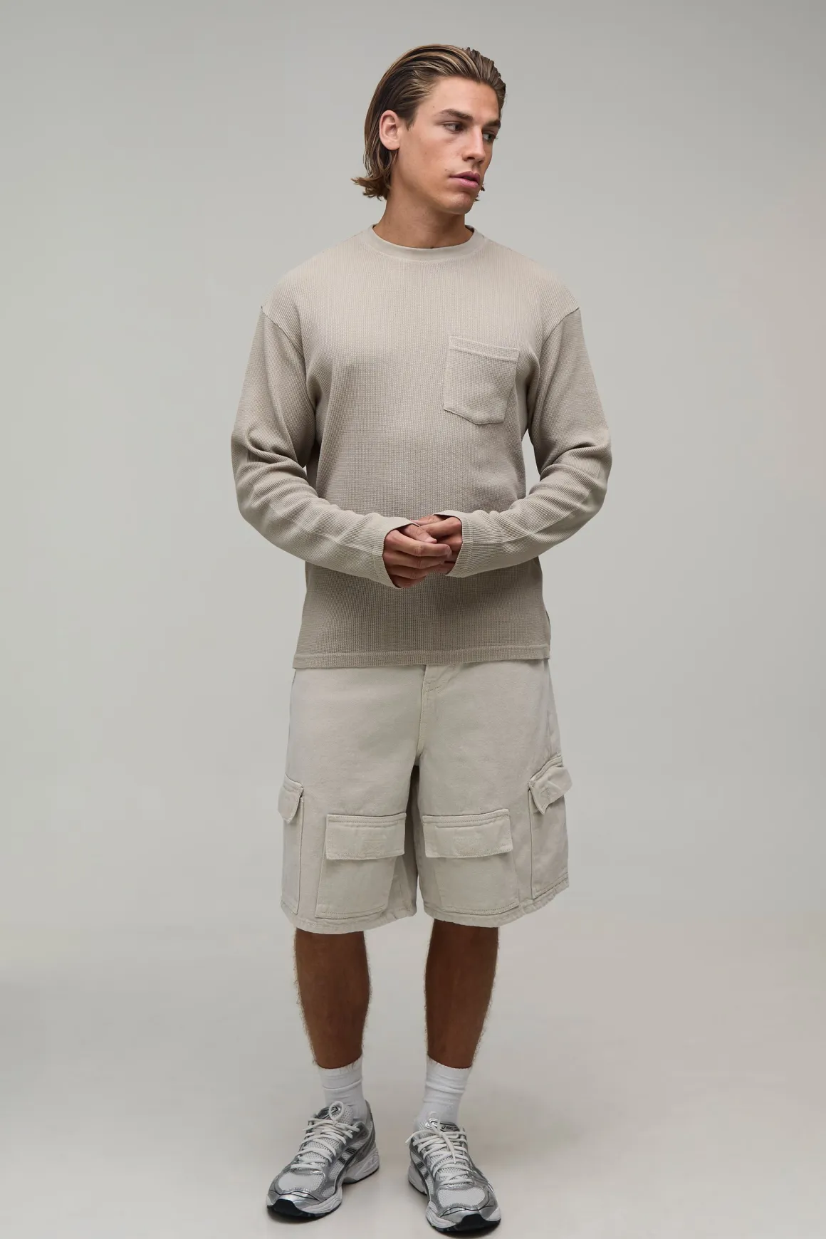 Short En Jean Cargo Style Parachute