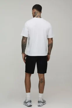 Short en Jean Coupe Slim Taille Haute