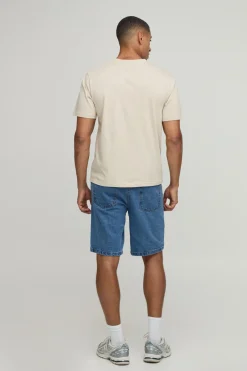 Short En Jean Déchiré Coupe Slim