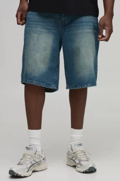 Short En Jean Décontracté Coupe Ample Pour Grand