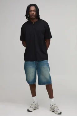 Short En Jean Décontracté Coupe Ample Pour Grand