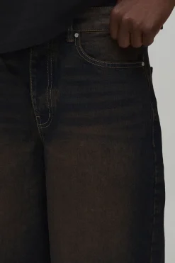 Short en Jean Denim Rigide Coupe Regular