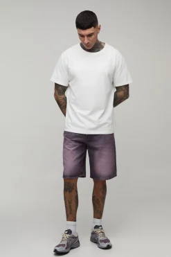 Short En Jean Délavé Coupe Ample Tall