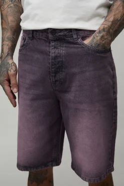 Short En Jean Délavé Coupe Ample Tall