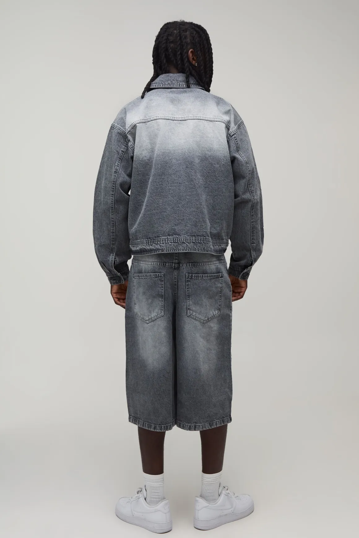 Short En Jean Long Ultra Déchiré